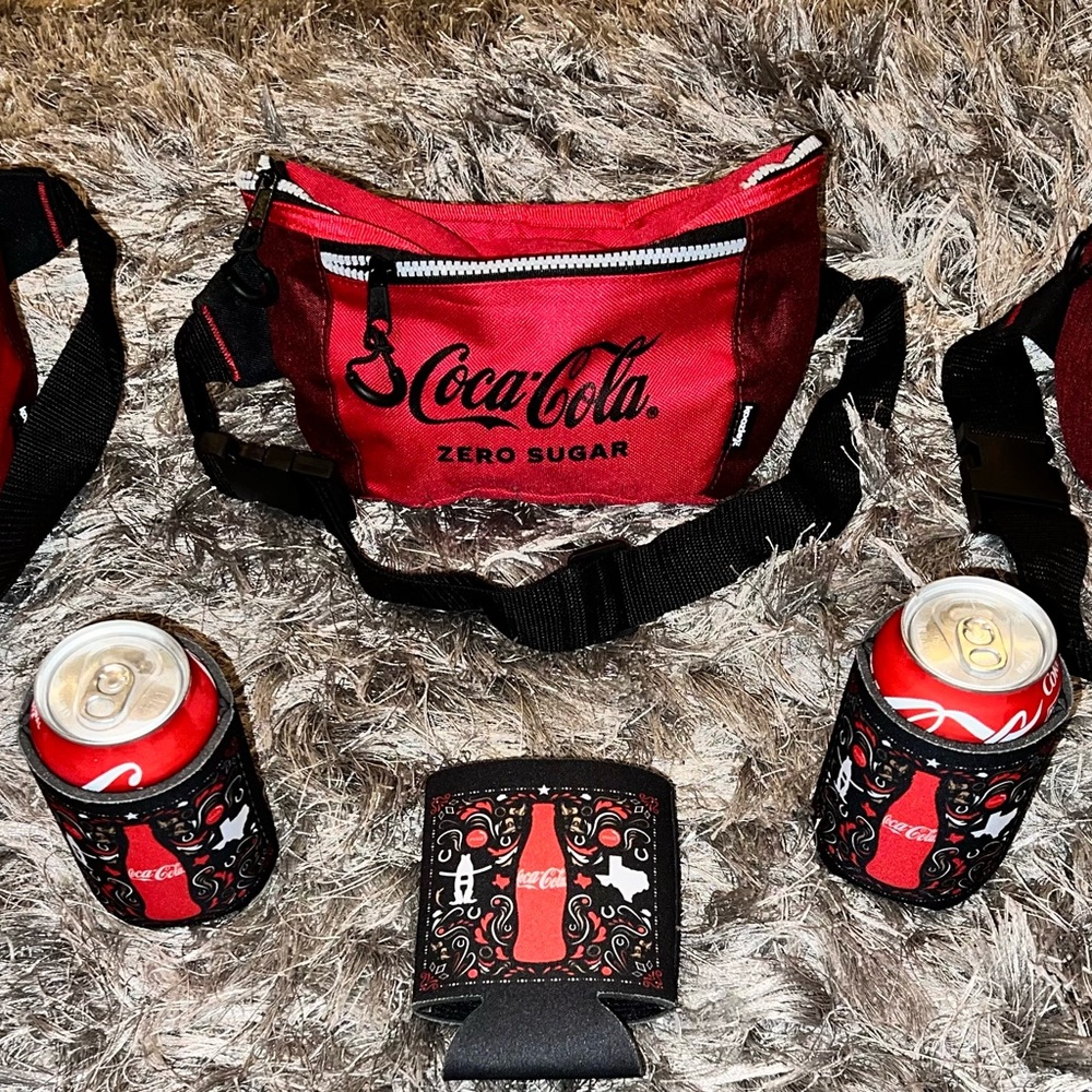 Coca-Cola Insulated Fanny Pack with Accessories